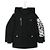 Veste à capuche matelassée pour adolescent MOSCHINO Noir
