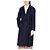 Abrigo trench de lana Escada Azul marino - vista 9