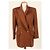 Chaqueta de cachemira vintage Escada Margaretha Ley Castaño - vista 2