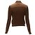 Christian Dior Velours-Ripp-Pullover mit halbem Reißverschluss Cannage - Ansicht 5