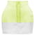 Autre Marque Alex Perry Spence Satin Lace Up Rounded Mini Skirt Yellow Synthetic Triacetate  ref.1895475