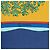 Bufanda de seda Hermès Carré 90 Paridaiza Azul - vista 4