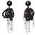 Orecchini a clip pendenti con nappina Marni Beads Drop Statement - vista 2