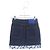 Falda mini de mezclilla azul con estampado de Burberry - vista 5