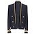 Balmain cotton velvet military shawl collar double breasted jacket - view 3