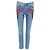 Stella Mc Cartney Jeans con patch in applicazione floreale leopardato Stella McCartney