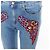 Stella Mc Cartney Jeans con patch in applicazione floreale leopardato Stella McCartney - vista 2