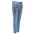 Stella Mc Cartney Jeans con patch in applicazione floreale leopardato Stella McCartney - vista 3
