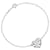 Pulseira de coração de folha de oliveira em prata 925 Tiffany & Co Metálico Metal  ref.1896722