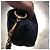 Borsa a spalla hobo in nylon Prada Nero - vista 10