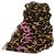 Sciarpa Graffiti Leopardo Louis Vuitton M72215 Marrone