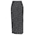 Autre Marque Brock Collection floral cloque dart knitee length pencil skirt Grey Polyester  ref.1896875