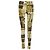 Pantaloni legging elasticizzati con stampa Barocco mosaico di Versace - vista 5