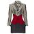 Comme Des Garcons Blazer deconstruido de jacquard de terciopelo tweed de Comme Des Garçons