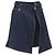 Shorts de denim con doble cintura y parche de logo Alexander McQueen - vista 3