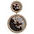 Orecchini a clip in metallo Shourouk Ombre Crystal Sand Argento Metallico - vista 5