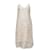 Autre Marque Raey Long Day Tinsel Silk Spaghetti Strap Midi Dress Brown Flesh  ref.1897459