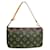 Clutch Pochette Acessórios Louis Vuitton Marrom Lona  ref.1897604