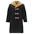 Gucci Kids Anchor Knots Faux Shearling Teddy Coat Black Polyester  ref.1897777