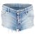Dsquared2 Shorts corti sfilacciati con patch logo Dsquared - vista 3
