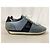 Sneakers basse con lacci Tom Ford in suede blu e nero - vista 12