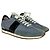 Sneakers basse con lacci Tom Ford in suede blu e nero - vista 5