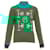 Autre Marque Vivienne Tam merino wool cashmere oriental patch sweater Green  ref.1897930