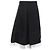 Saia A-Line em tule plissado com acabamento em malha Scuba da Donna Karan - vista 3