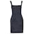 Autre Marque Emilia Wickstead Salma Duchess Satin Structured Hip Dress Black Polyester  ref.1898075