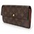 Portafoglio bifold Sarah Monogram di Louis Vuitton Marrone - vista 2