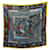 Hermès Hermes Silk Scarf Pique Fleuri de Provence Black Cloth  ref.1898106