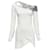 Autre Marque Gucci Tom Ford leather logo buckle biker jacket White Acetate Cellulose fibre  ref.1898226