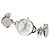 Orologio da polso con bracciale a catena e disco argento logo farfalla Furla scribble - vista 2