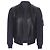 Giacca bomber in pelle di agnello a contrasto Lanvin Alber Elbaz
