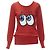 Markus Lupfer Pullover mit Comic-Augen aus Pailletten von MarkLupfer