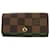 Louis Vuitton Damier Key Holder N62631 Brown Cloth  ref.1898756