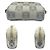 Neceser de PVC Anagram Loewe gris - vista 4