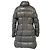 Moncler JASMINUM Abrigo Largo de Plumas Gris Castaño - vista 2