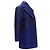 Issey Miyake cobalt taffeta tweed multi-texture jacket coat - view 4