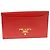 Porte-cartes en cuir Saffiano rouge Prada 1MC208