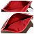 Porte-cartes en cuir Saffiano rouge Prada 1MC208 - vue 3