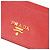 Porte-cartes en cuir Saffiano rouge Prada 1MC208 - vue 4