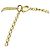 Collar de cadena corta con cierre de motivo de corazón logo Moschino - vista 6