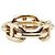 Ring Hermès Anello per sciarpa D'Ancre in catena Hermes oro D'oro - vista 3