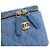 Chanel Denim Matelasse Small Vanity Bag Blue - view 4