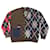 Dsquared2 Cardigan Wolle Braun Rot Blau