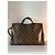 Louis Vuitton Popincourt MM in Pelle di Struzzo Marrone Chiaro - vista 5