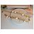 Collana vintage a forma di libellula Oscar de la Renta rara Bianco Giallo Gold hardware - vista 3