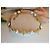 Collana vintage a forma di libellula Oscar de la Renta rara Bianco Giallo Gold hardware - vista 5