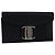 Portafoglio in pelle nera Salvatore Ferragamo Auth bs20080 Nero